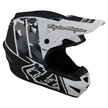 Мотошлем подростковый Troy Lee Designs Youth GP Helmet Nova Camo White - миниатюра 4