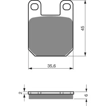 Тормозные колодки дисковые 121 S3 - миниатюра 1