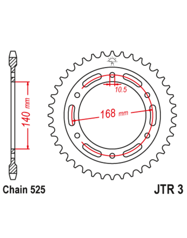 Звезда ведомая JTR3.42