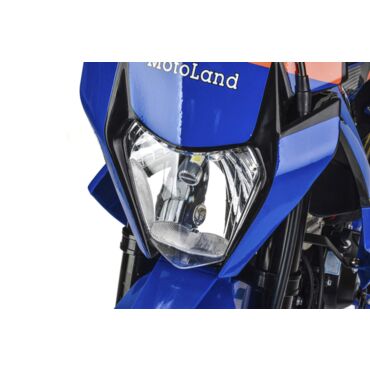Питбайк Motoland 125 SX 125 E 17 14 синий - миниатюра 8