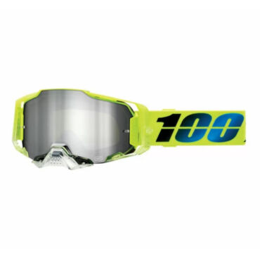 100% Очки Armega Goggle Koropi Mirror Silver Flash Lens - миниатюра 1