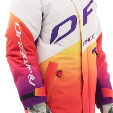 Dragonfly Плащ зимний Race Coat Winter Sunset Woman 2025 Orange - Violet - миниатюра 11