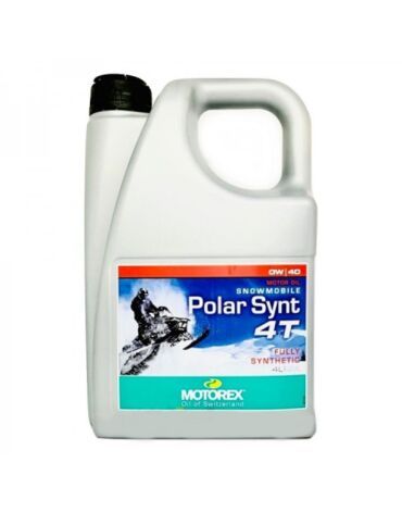 Масло моторное Motorex Snowmobile Polar Synt 4T 0W 40 - 4л.