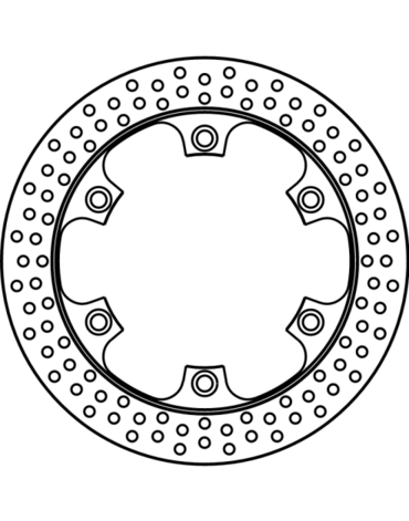 Диск тормозной задний Honda NT650 98 05, NT700 06 13, CB1300 97 00