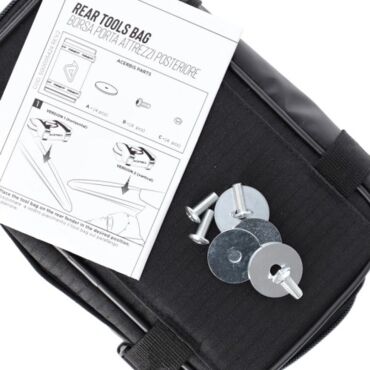 Сумка для инструментов на заднее крыло Acerbis Rear Tools Bag Logo, Черный Белый - миниатюра 6