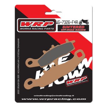 Тормозные колодки WRP WG 7326 F4R (LMP326 ORR / FDB2080 / FDB2188 / FA258) - миниатюра 1