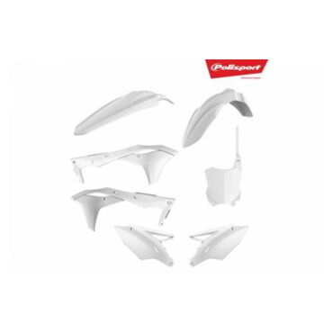 Комплект пластика Polisport под мотоцикл Kawasaki KX250F 2017 20  белый - миниатюра 1