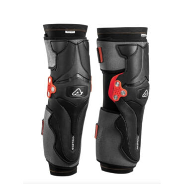 Acerbis Защита коленей X Strong Knee Black White - миниатюра 3
