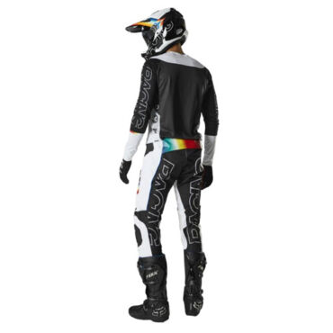Fox Мотоштаны Flexair Relm Black White - миниатюра 6