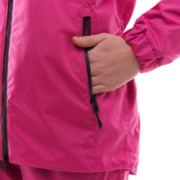 Dragonfly Детский комплект дождевой (куртка, брюки) EVO Kids PINK (мембрана) - миниатюра 9