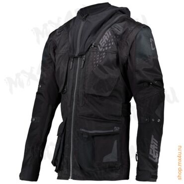 Мотокуртка Leatt Moto 5.5 Enduro Jacket Black - миниатюра 1