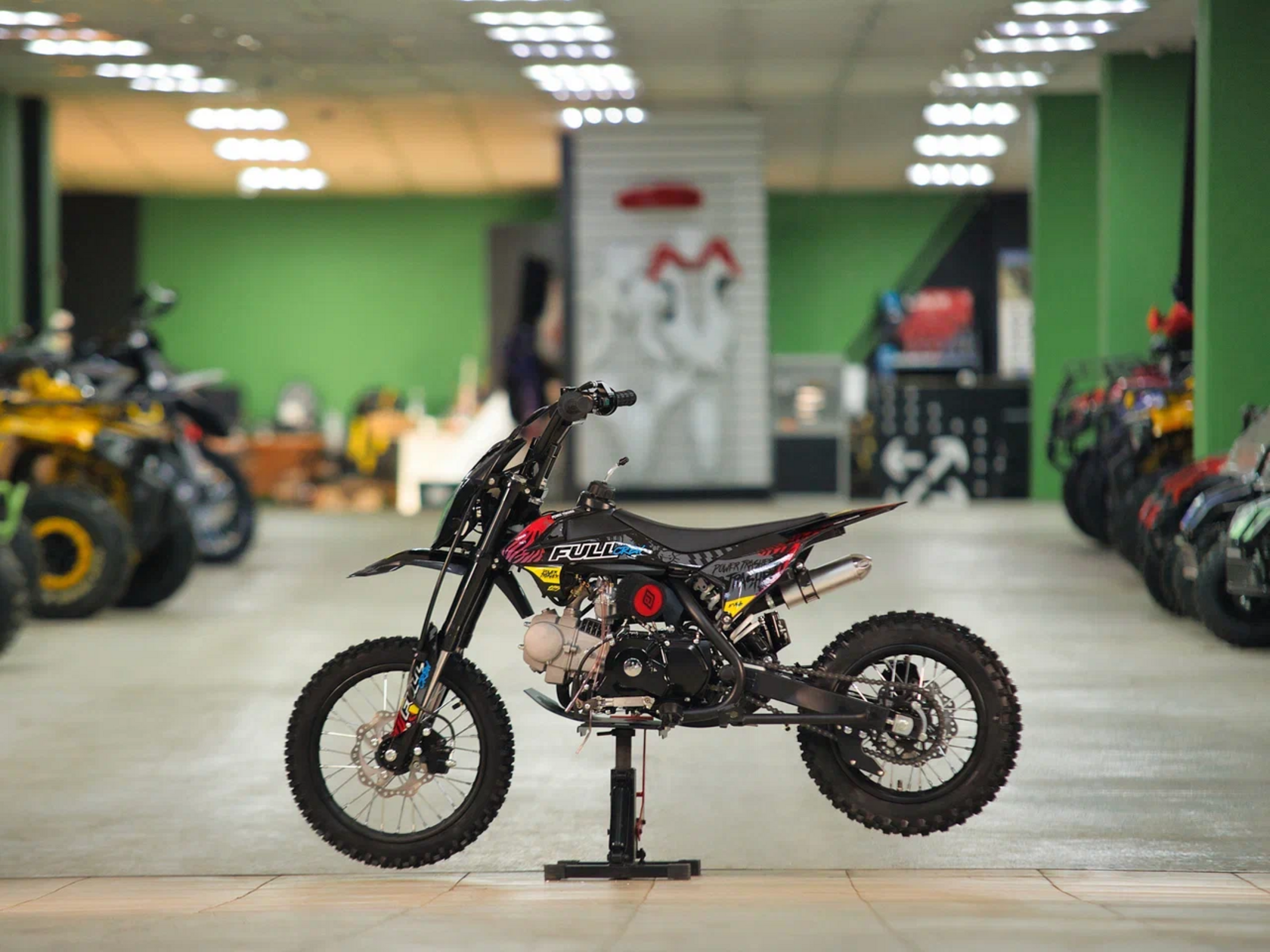Питбайк FullCrew Power Trasher 125cc 14\12 (п\автомат, электростартер) - фото 8