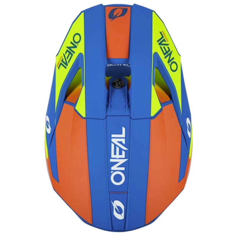 Oneal Шлем кроссовый детский 3Series Youth Solid синий / желтый - фото 7