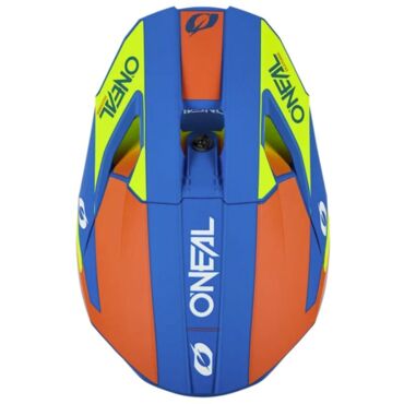 Oneal Шлем кроссовый детский 3Series Youth Solid синий / желтый - миниатюра 7