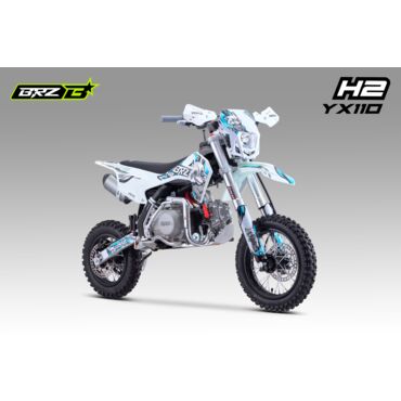 Питбайк BRZ H2 YX110 12 10 (полуавтомат, электростартер) - миниатюра 6