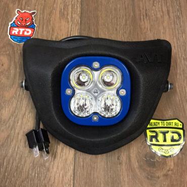Светодиодная фара Yamaha WR250F (2015 2025), WR450F (2012 2025), Чёрный синий цвет - миниатюра 5