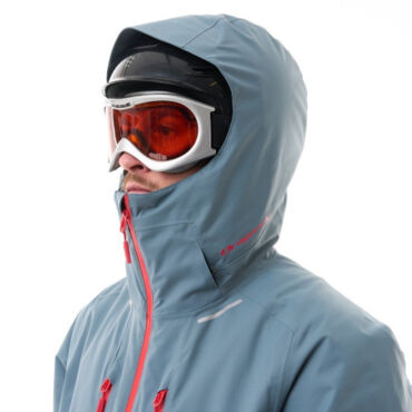 Dragonfly Куртка горнолыжная утепленная Gravity Man Grey Red 2025 - миниатюра 12
