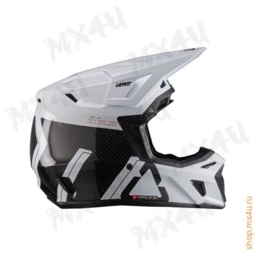 Шлем 9.5 Carbon + маска 6.5 V26 - Белый - миниатюра 6