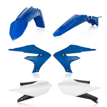 Комплект пластика Yamaha WR250F (2020 2023), WR450F (2019 2023), YZ250F (2019 2023), YZ250FX (2021 2023), YZ450F (2018 2022), YZ450FX (2021 2022), Синий Белый - миниатюра 1