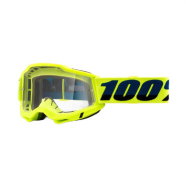 100% Очки Accuri 2 OTG Goggle Fluo Yellow Clear Lens - миниатюра 1
