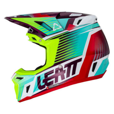 Leatt Мотошлем Moto 8.5 Helmet Kit Neon (2023) - миниатюра 5