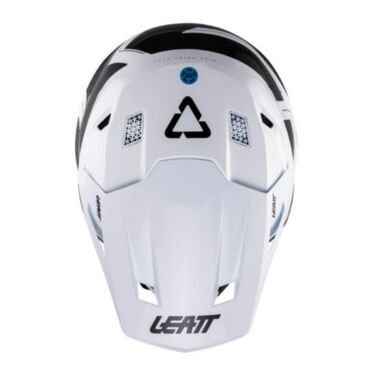 Leatt Мотошлем 9.5 Carbon White + очки Velocity 6.5 V26 - миниатюра 6