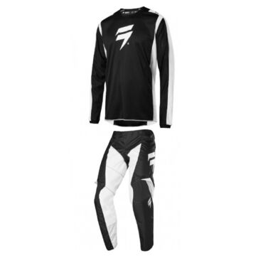Комплект Shift Whit3 Label Race 2 Black White, джерси+штаны - миниатюра 5