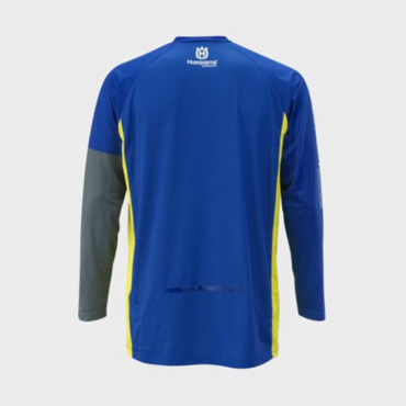 Мотоджерси Husqvarna Authentic Jersey, blue (L, Взрослая  Кросс эндуро) - миниатюра 1