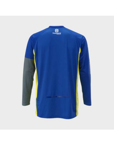Мотоджерси Husqvarna Authentic Jersey, blue (L, Взрослая  Кросс эндуро)