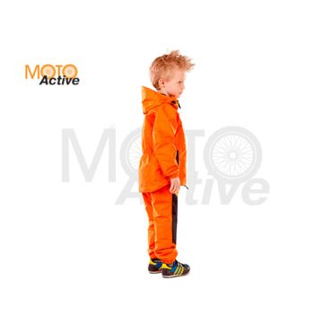 Детский комплект дождевой (куртка, брюки) EVO Kids ORANGE (мембрана) - миниатюра 2