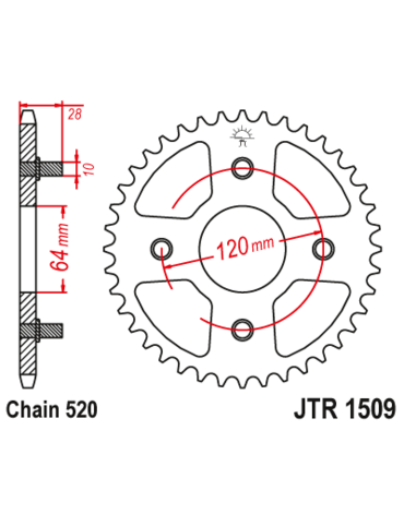 Звезда ведомая JTR1509 41