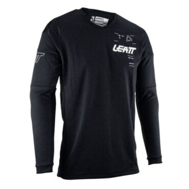 Leatt Мотоджерси 4.5 WindBlock Jersey Black (2024) - миниатюра 3