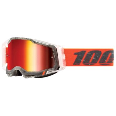 100% Очки Racecraft 2 Goggle Schrute Mirror Red Lens - миниатюра 2