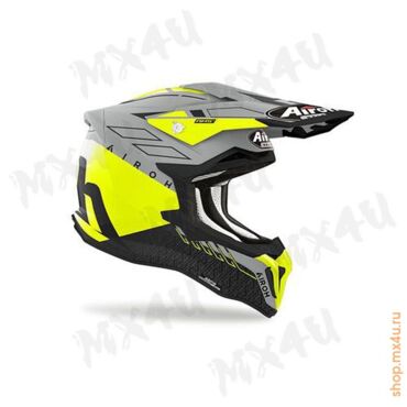 Шлем Strycker Skin - желто\матовый - миниатюра 2