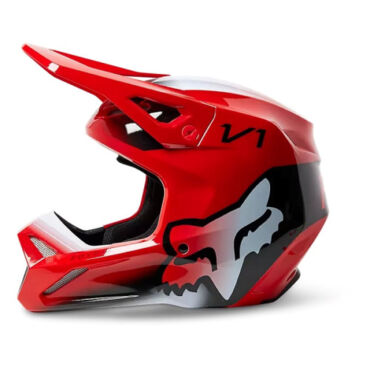 FOX Мотошлем V1 Toxsyk Helmet Flow Red - миниатюра 5