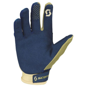 SCOTT Перчатки 350 Track Evo beige tan blue - миниатюра 2