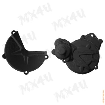 Комплект защиты сцепления + крышки зажигания GasGas EC250 300 17 20 Красный - миниатюра 1
