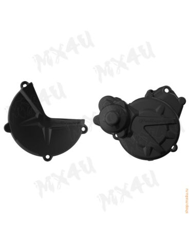 Комплект защиты сцепления + крышки зажигания GasGas EC250 300 17 20 Красный