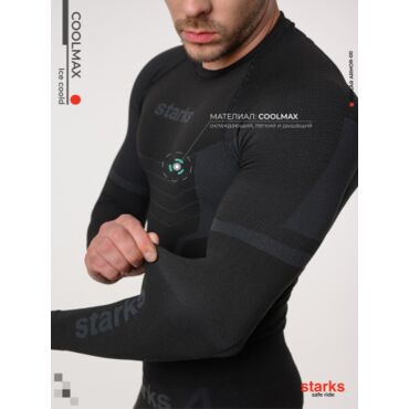 Кофта (муж.) STARKS Coolmax Ice cold 2.0 M L черный - миниатюра 1