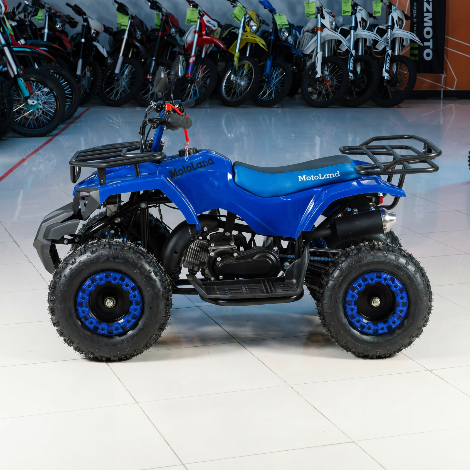 Квадроцикл (комплект запчастей для сборки) ATV VOX50E SCORPION синий