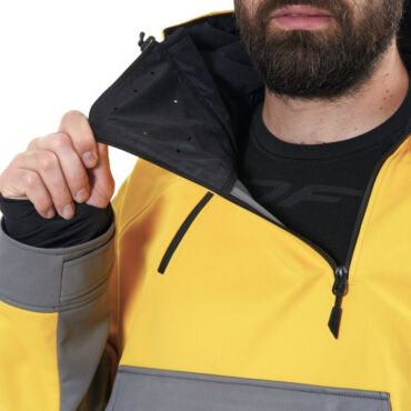 Dragonfly Куртка анорак сноубордическая Uktus Man Yellow - Grey - миниатюра 15