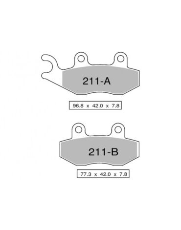 Колодки дискового тормоза Trofeo Organic 211 (LMP211, FDB497)
