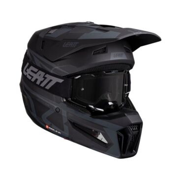 Шлем кроссовый Leatt Moto 3.5 Stealth (ЧЗ) - миниатюра 3
