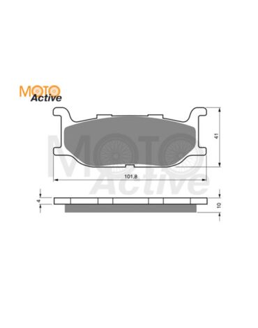 Тормозные колодки GOLD FREN Sintered S3 048