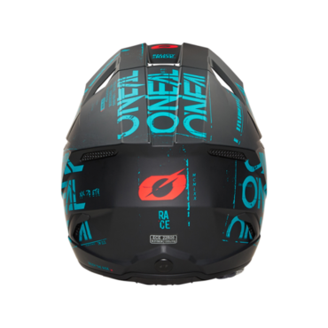 Oneal Шлем кроссовый 3Series Static черный бирюзовый - миниатюра 5