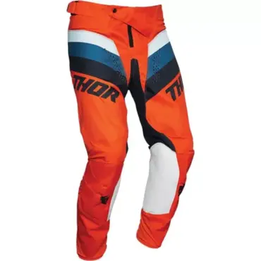 Мотоштаны PULSE RACER ARMY Blue Orange - миниатюра 2