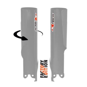 Защита вилки 360 серая KTM SX SX F 23-; EXC EXC F 24- / Husqvarna TC FC 23- ; TE FE 24- / GasGas MC MC F 23- ; EC EC F 24- - миниатюра 2