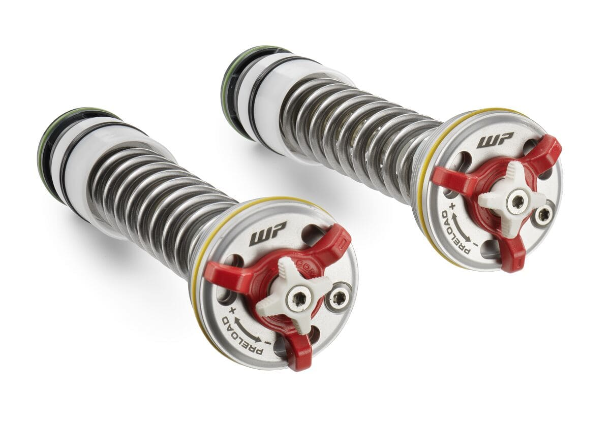KTM Preload adjuster set комплект верхних пробок 150 500 EXC EXCF TE FE 24-> ( 00010000415 )