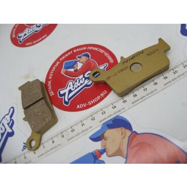NISSIN 2P 219GS колодки тормозные зад (rear) XR250 XR400 XR650L // M 20547 - миниатюра 3
