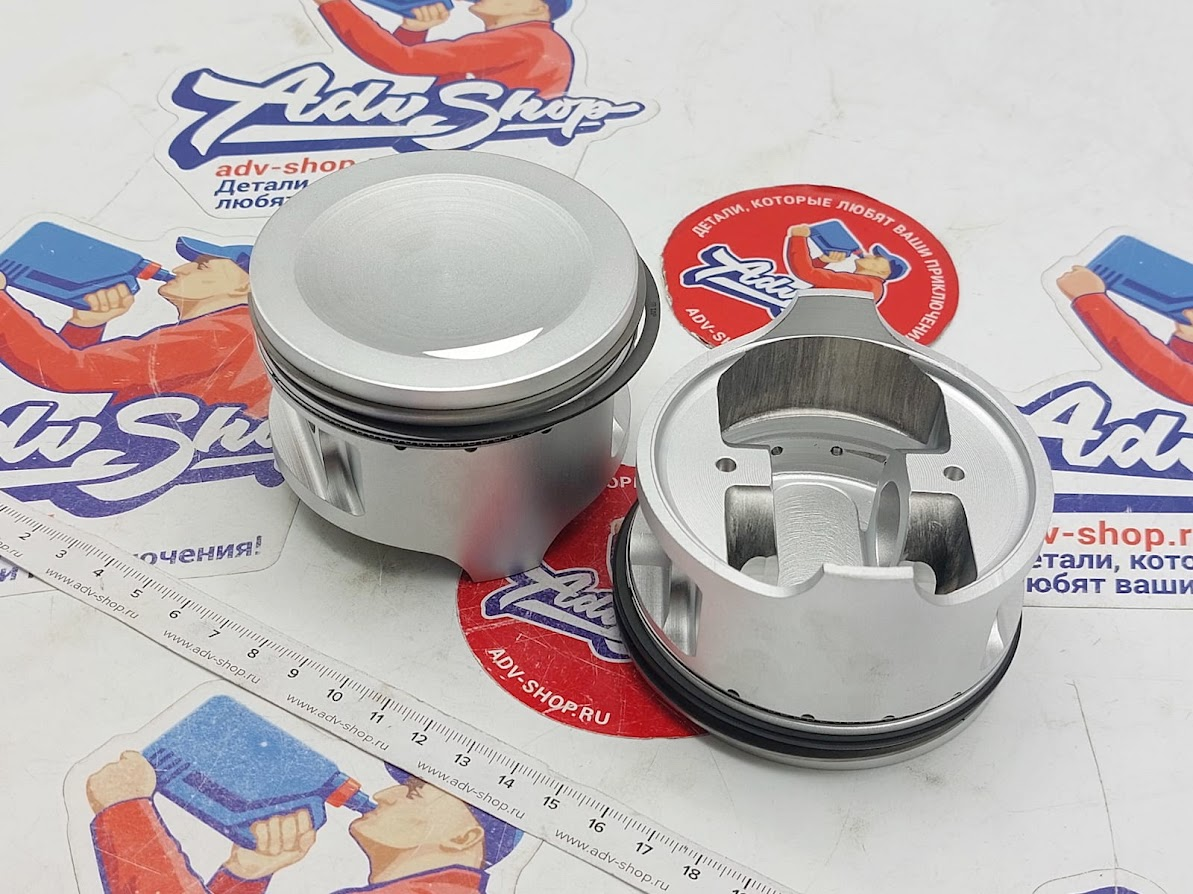 ADVS PISTON KIT комплект поршней c кольцами + 0.25 (первый ремонт) XRV750 90 03 ( комплект 2 шт ) - фото 2